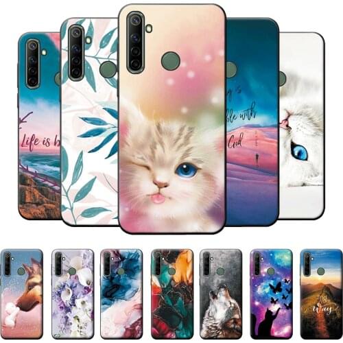 Realme 6i Case Bumper Fashion Cute Realme 6I Back Cases For OPPO Realme 6i 6 i Case Silicone Soft Phone Cover Fundas Capa 6.5