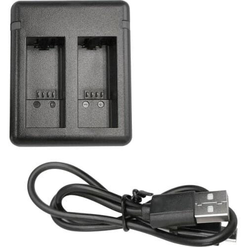 HONGDAK Portable Dual Port Slot Type-C Charger Battery for Gopro Hero 8/7/6 with USB Cable Camera Accessory