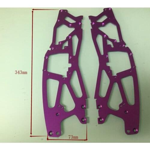 1/8 Off-Road Buggy Lengthen Side Plate Set For HPI SAVAGE XF 4.6 5.9 FLUX