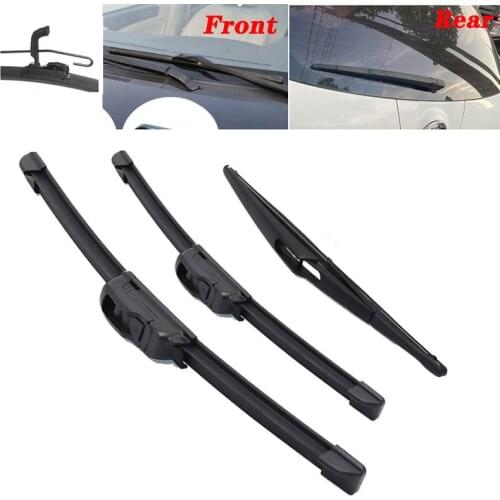 Front & Rear windshield wipers wiper Windscreen Window wipers blades For Nissan Qashqai J11 2013 -2020