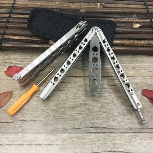 New Version BM40 knife butterfly with integrated handle screwdriver bag Practice Butterfly Training Knife game knife folding