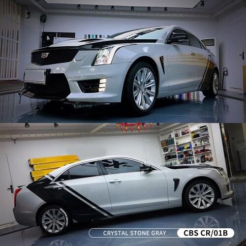 Super Bright Luster Used For Car Full Body Vinyl Film Crystal Gray Colorful Wrapping Film Used For Car Body