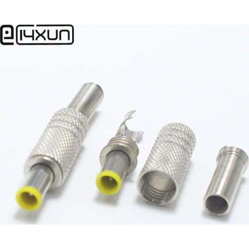 1pcs 5.0*3.0mm DC Power Plug 5.0mm * 3.0mm Metal Male Plugs with Tip Connector Audio Adapter for OD5mm Cable