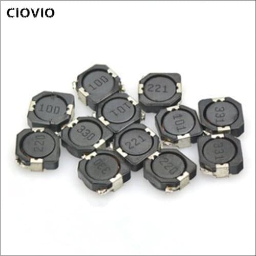 50PCS/lot SMD Power Inductors CDRH104R CD104R 10*10*4MM 2.1A 220UH 330UH 470UH 680UH 1MH