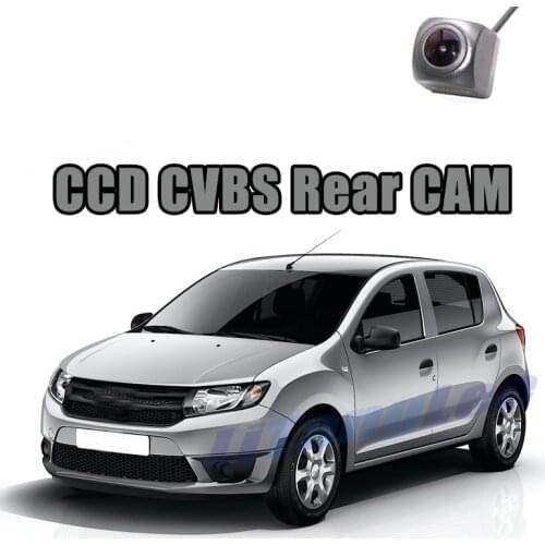 Car Rear View Camera CCD CVBS 720P For Renault Sandero II 2 2012~2020 Reverse Night Vision WaterPoof Parking Backup CAM