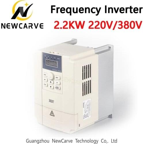 2.2KW Variable Frequency Drive Original BEST VFD Inverter 220V 380V For CNC Spindle Motor Speed Control NEWCARVE