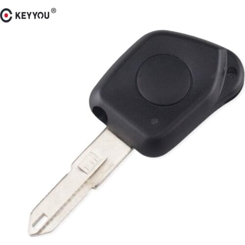 KEYYOU 1 Button Remote Key Case Key Shell For Peugeot 106 205 206 306 405 406 Car Key Shell