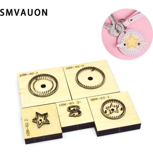 Wooden Cutting Dies For Diy Key Pendant Leather Mold Punch Tool Suitable For Common Die-Cutting Machines