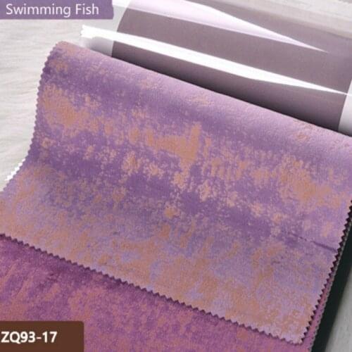 Diy Curtain Fabric Sofa Soft Roll Cloth Polyester Velvet Blackout Curtain Fabric Material Wholesale Curtain Custom Free 2019