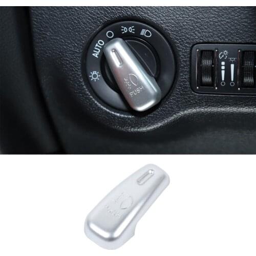 For Dodge Challenger 2015 Up Car Front Light Lamp Adjust Switch Cover Decoration Trim Styling