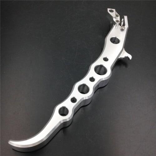 10.1'' Chrome CNC Aluminum Kickstand Motorcycle For Suzuki 2007-2008 GSX-R1000 1999-2010 GSX-R 1300R Hayabusa