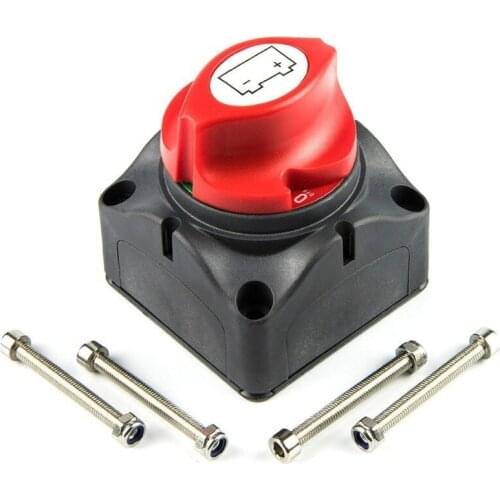 General Motors Battery Isolator Master Cutoff Cuts Off Power Switch 12V/24V Waterproof Cover For Automation Of Truck And Vessel