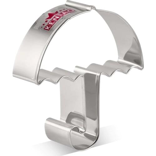 KENIAO Umbrella Cookie Cutter for Kids - 8 x 8.8 cm - Weather Biscuit and Fondant Cutter - Stainless Steel
