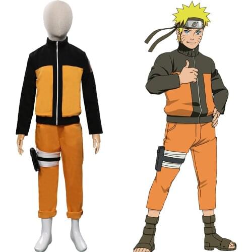 Anime Uzumaki Cosplay Costume Kids Children Outfits Halloween Carnival Costumes