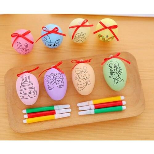 Easter Egg Painting DIY Kit Watercolor Easter Hunt Basket Stuff Fillers Classroom Prize Supplies Filling Treats Party Favor