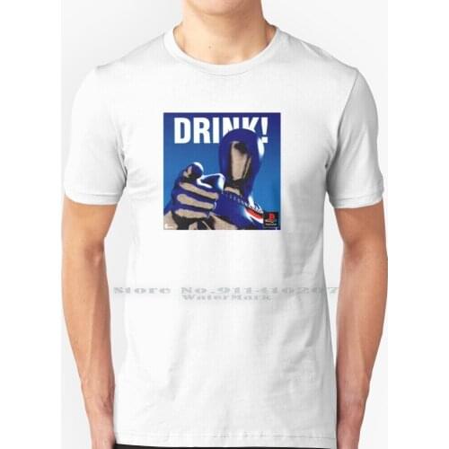 Drink! T Shirt 100% Pure Cotton Aesthetic Japanese Psx Retro Games Retro Gaming Japanese Only Dream Dreamwave Drink Softwave