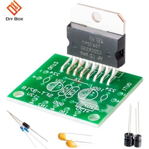 TDA7297 Amplifier Board module Spare Parts DC 12v 2.0 Dual Audio Encoding 15w Electronic Diy Kit Speaker Audio Amplificador