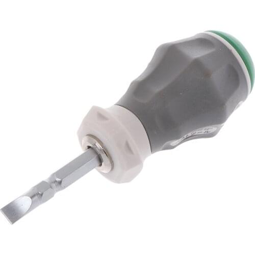 Double Headed Phillips Flat Screwdriver Magnetic Bits Anti-static Big Anti Slip Rubber Handle Professional Repair Tool Household