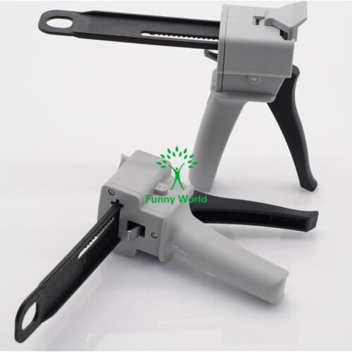 Sale 2Pcs 4:1/10:1 Temporary crown Dispensing Gun Dental Impression Mixing Dispenser