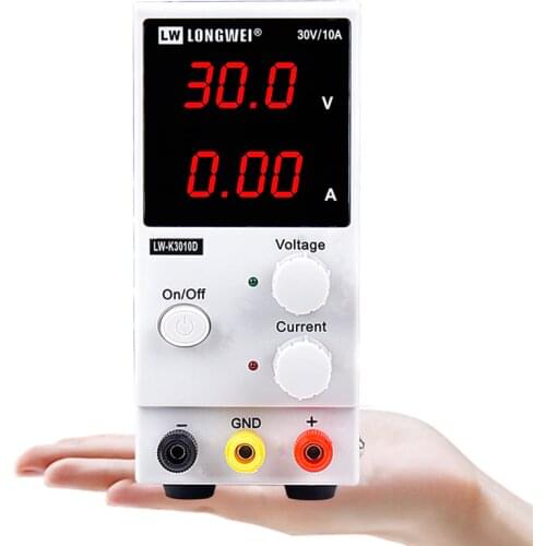 Mini Adjustable LW-K3010D 110/220V LED digital Switching DC Power supply voltage Regulators stabilizers for Laptop Repair Rework