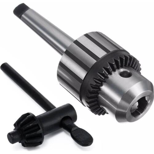 1Pcs 5/8" Carbide Steel MT2 Shank Drill Chuck Heavy Duty Self Tighten Taper Arbor Milling Tool Lathe Tool Accessories