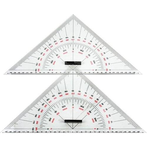 Chart Drawing Triangle Ruler for Ship Drawing 300mm Large-Scale Triangle Ruler for Distance Measurement Teaching Engineering Des