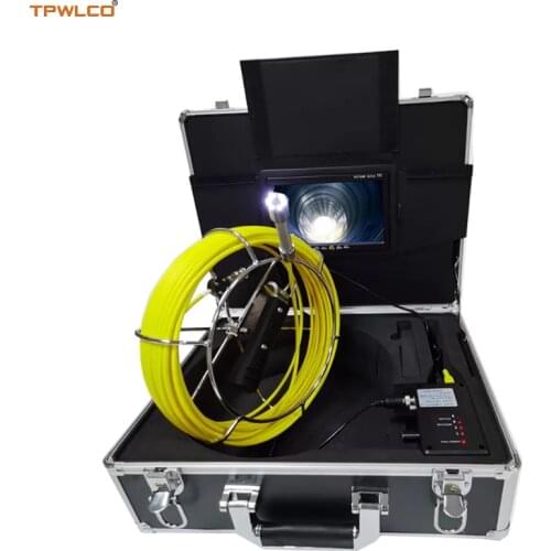 Tube Endoscope Inspection Camera With 6pcs LEDS 17mm Len Camera Viewing Angle 140degree Pipeline Industrial System 20-50m Cable