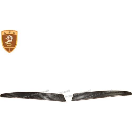 Commas Carbon Fiber Rear Tail Light Inserts For 2005-2019 Aston Martin V8 Vantage Car Auto Accessories