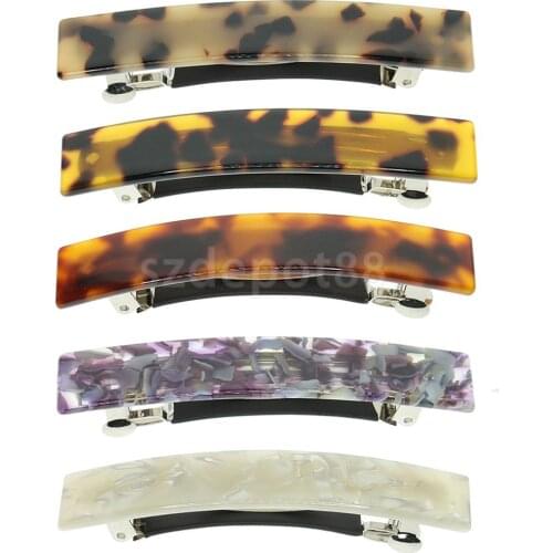 Leopard French Style Hair Clip Frence Spring Hair claw Hairpin Hair Barrettes