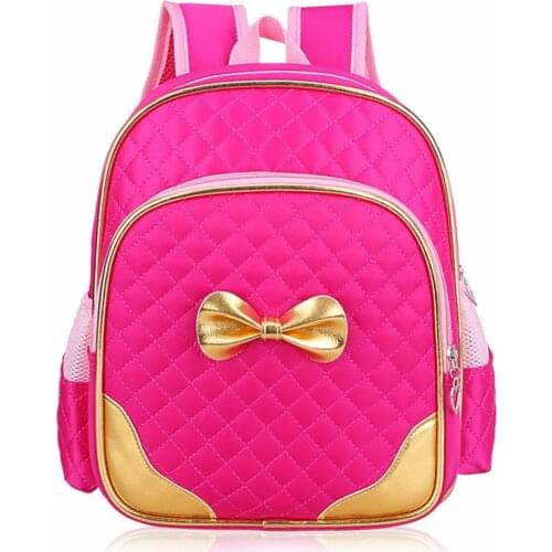ZHIERNA 2-7 Years Girls Kindergarten Schoolbag Princess Pink Cartoon Backpack Baby Girls School bags Kids Satchel Baby Pack Cute