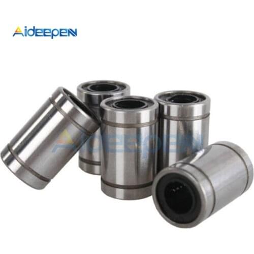 5Pcs/lot LM8UU Linear Bushing 8mm CNC Linear Bearings for Rods Liner Rail Linear Shaft Parts