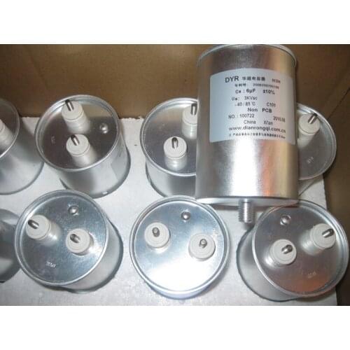 Damping Absorption Capacitor HCDH-3KV-6UF Circular DC/Ignition Capacitor/Oil Immersed Capacitor