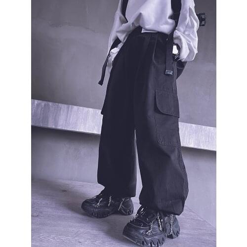 Children Cargo Pants Baby Girl Boy Loose Fashion Pants Hiphop Dance Clothes Mother and Girls Clothing 3-15Y