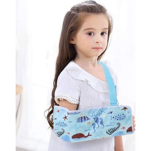 Child Arm Sling Shoulder Brace Support Medical Filter Cloth Support Strap Breathable Shoulder Belt Kids Broken Shoulder Recovery