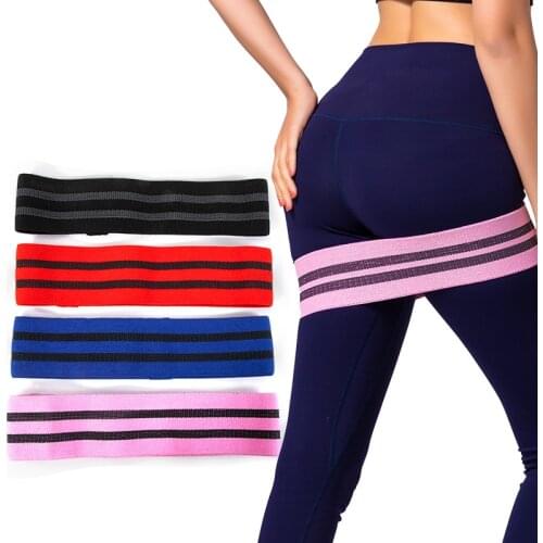 Fitness Rubber Band Elastic Yoga Resistance Bands Set Hip Circle Expander Gym Home Sport Leg Thigh Butt Squat Glute Equipment
