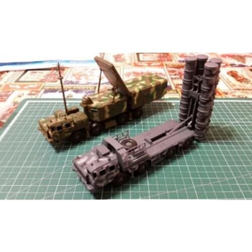 Russia Army S-300 Long Range surface-to-air Missile Systems Toy Model 1/72 SA-10 Grumble Radar and Missile launching Vehicle Toy