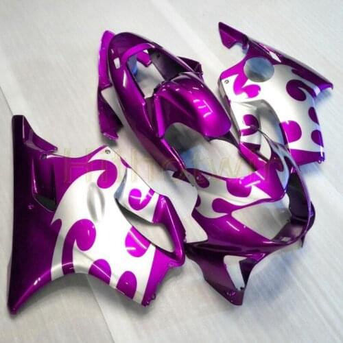 Custom motorcycle cowl for CBR600F4 1999-2000 CBR 600 F4 ABS Fairing body kit+Screws+Injection mold pink