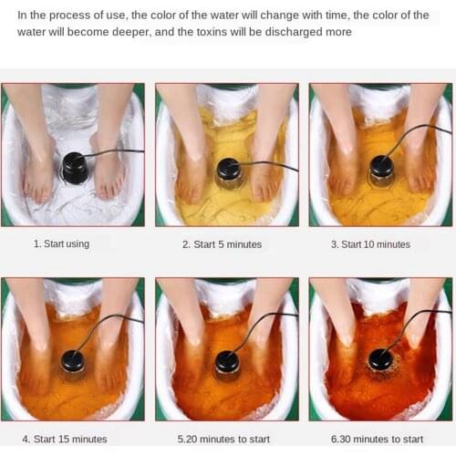 Ionic Detox Foot Basin Bath Spa Cleanse Machine Relax Refresh Body Foot Spa Foot Bath Massage Home Use EU Plug