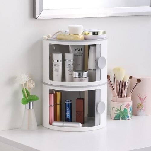 Toilet cosmetics storage box free from punching
