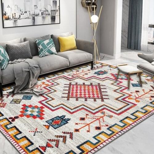 Moroccan Living Room Carpet Nordic Bedroom Carpet Home Decor Sofa Sofa Coffee Pad Dining Table Mat Study Retro Persian Floor Mat