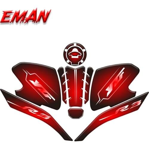 For Yamaha YZF R3 YZFR3 2019 Motorcycle Tank Buffer Pad Protection Decal Sticker