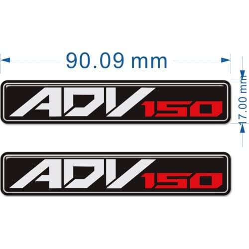 For Honda ADV 150 ADV150 Stickers Emblem Badge Decal Raised Tank Pad Logo Adventure Cover ADV 150 Motorcycle 2018 2019 2020