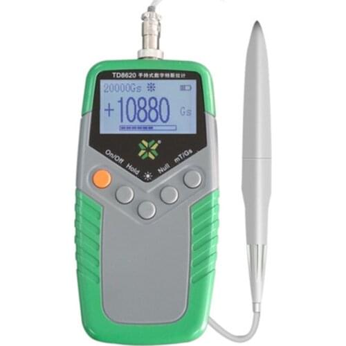 NEW Permanent Magnet Gauss Meter Handheld Digital Tesla Meter Magnetic Flux Meter Surface Magnetic Field Test 5% Accuracy