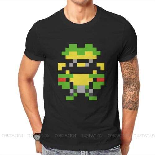 Pixel TShirt for Men Rash Humor Leisure Sweatshirts T Shirt Novelty Trendy Fluffy