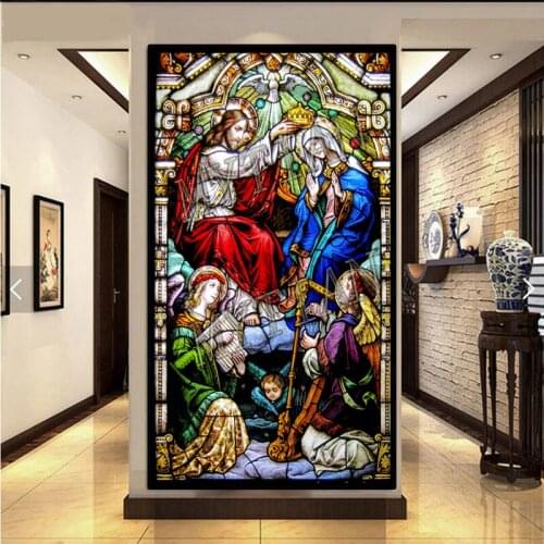 Full square/round 5D DIY diamond painting Jesus family religion Embroidery Pattern Cross stitch kit mosaic room decor
