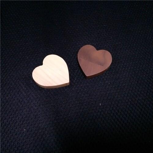 Custom Wooden Wood Maple Walnut Heart USB 2.0 Memory Flash Stick Pen Drive