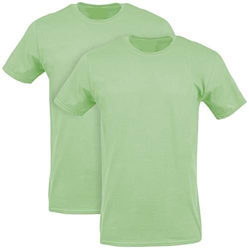 2020 new Mens Moisture Wicking Polyester Performance T-Shirt, Cotton Casual Short