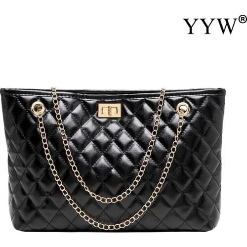 Casual Fashion Women Leather Clutch Bag With Chain Square Design Simple Handbag For Women Ladies Party Wedding Shoulder Bag