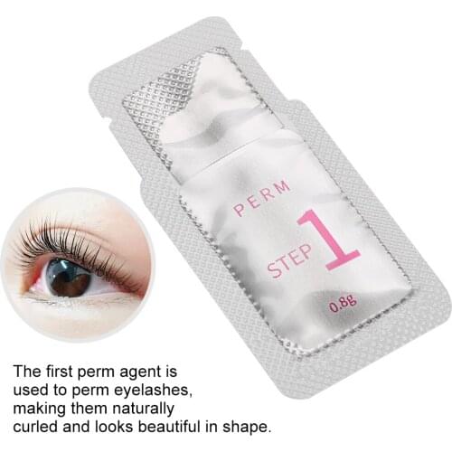 Professional Convenient Makeup Eyelash Perming Curling Fixation Agent Kit Eye Lashes Lift Curler For Eyelash Curled(First Agent)