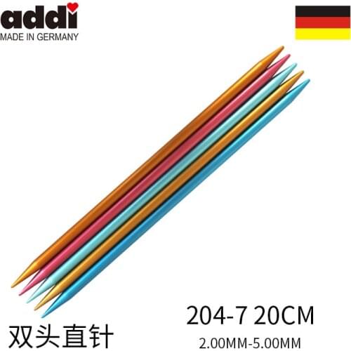 Addi Addi 401-7 /Addi 150-7-20CM/Addi 204-7 20CM Colibri Set Double pointed Needles for Basic Lace-Knitting 2mm 3mm 4mm 5mm 4.5